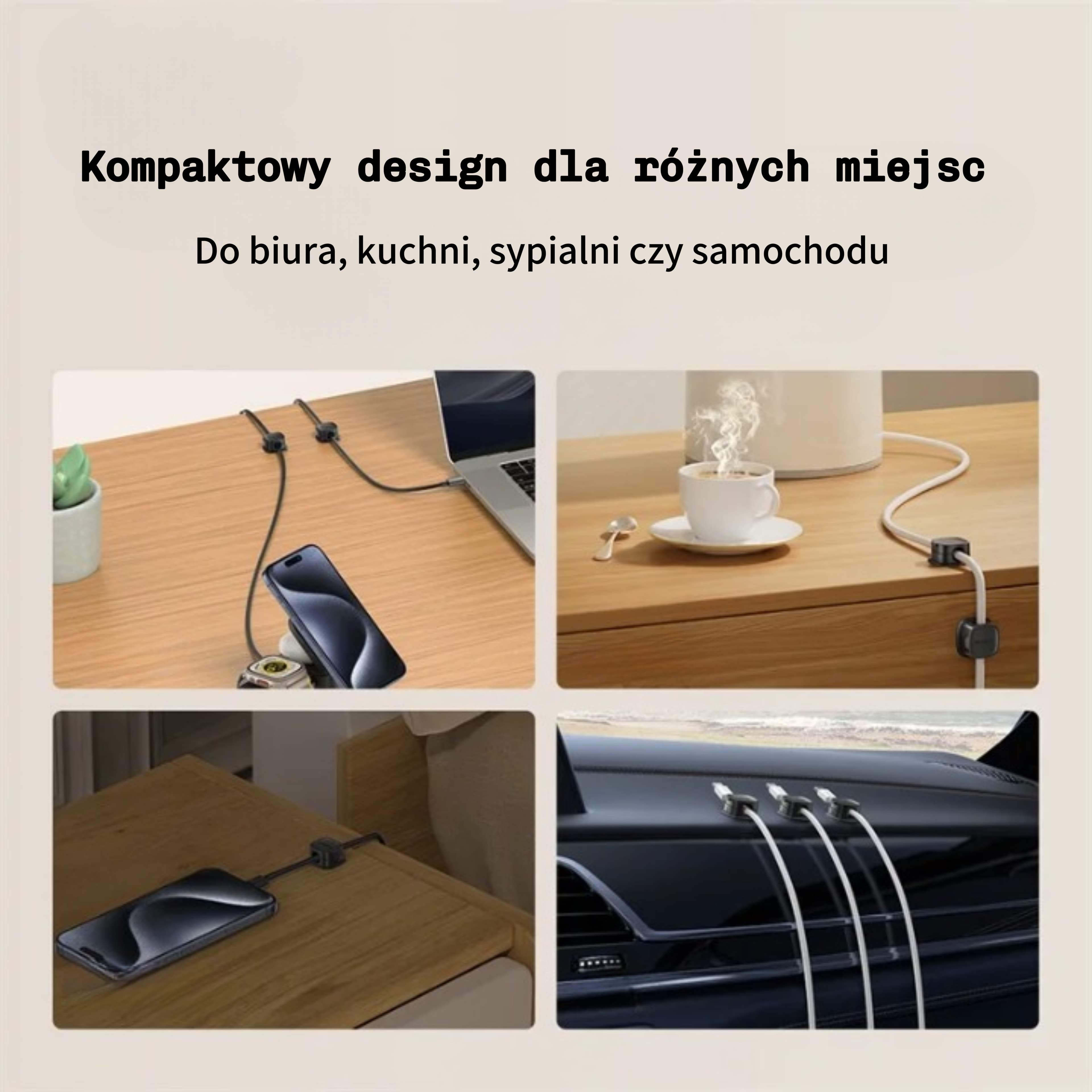 Regulowany organizer kabli 🧲