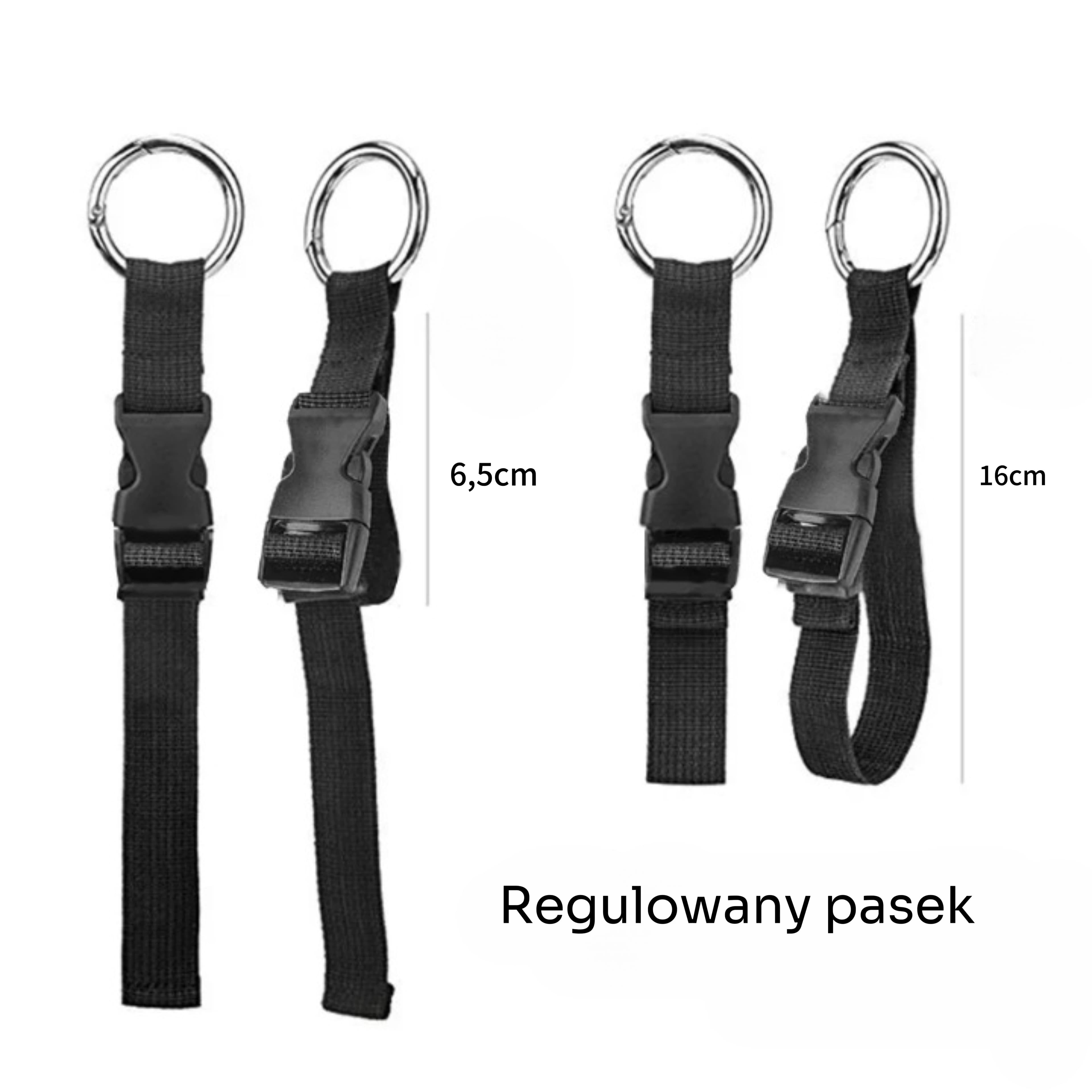 Podróżny pas do bagażu z klamrą🎒